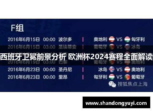 西班牙卫冕前景分析 欧洲杯2024赛程全面解读